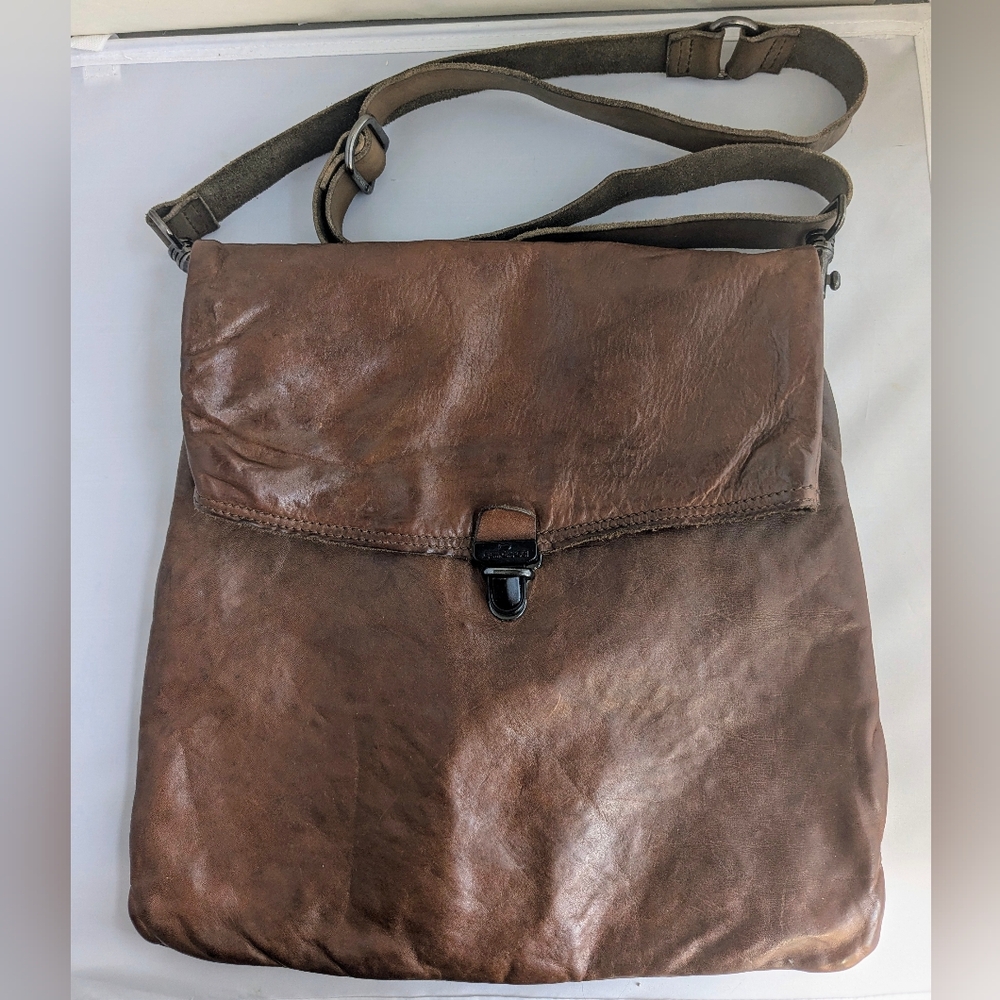 Campomaggi Brown Leather Bag Crossbody Messenger Hobo